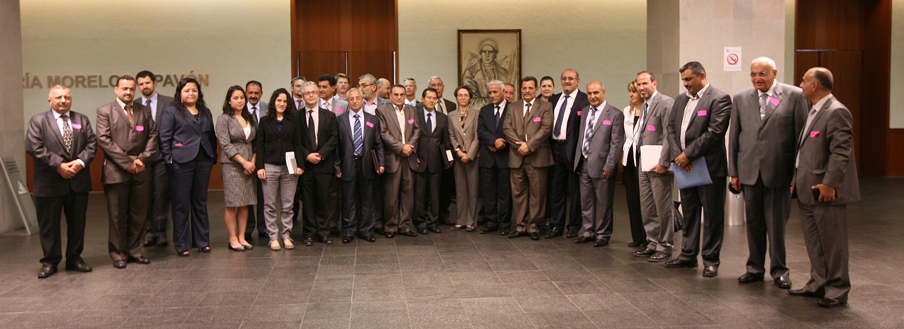 The Iraqi delegation’s meeting with the Mexican Ministry of Foreign Affairs (SRE)