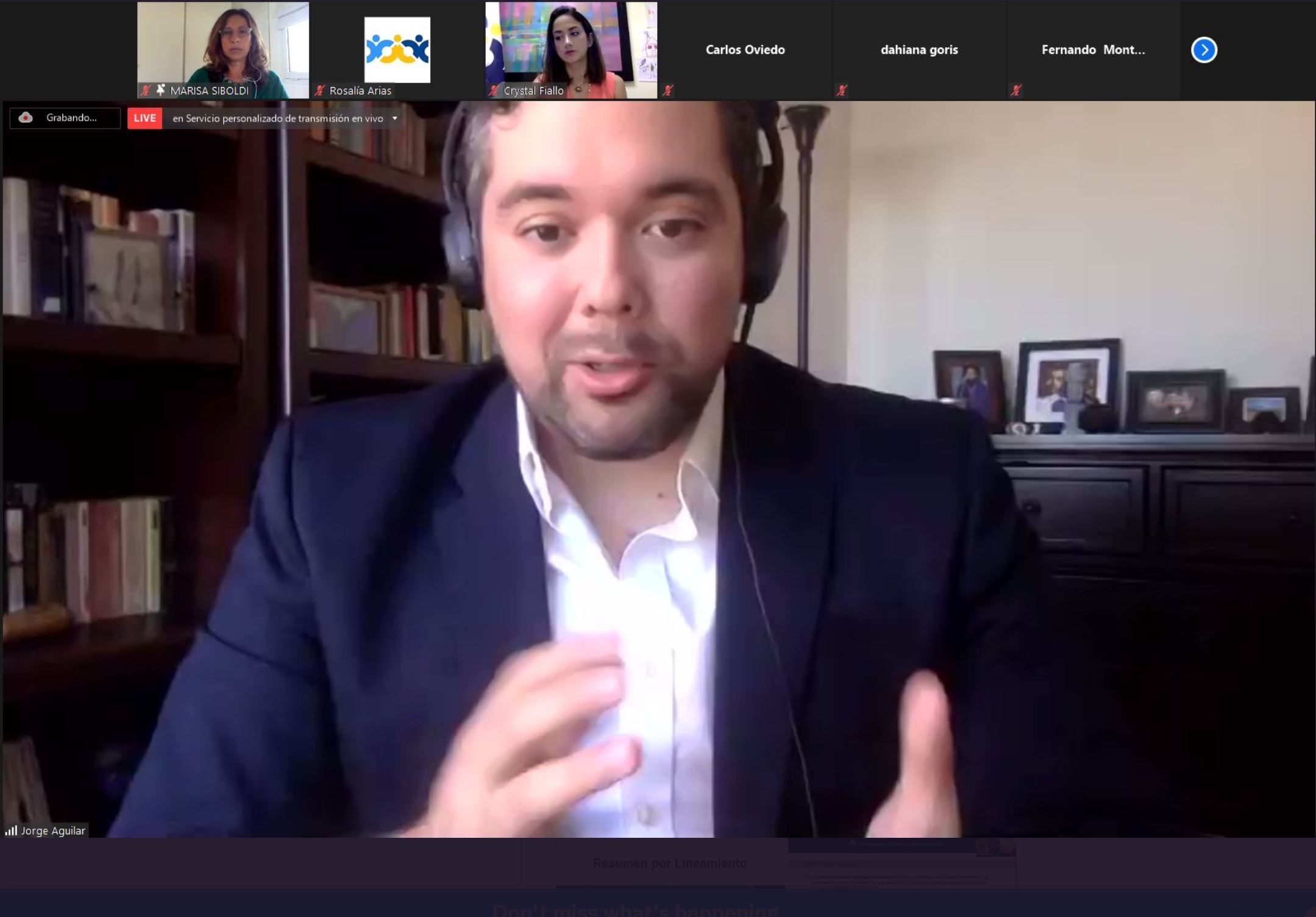 CLDP Attorney Advisor Jorge Aguilar emphasizes the importance of incorporating sustainable practices in government procurement.