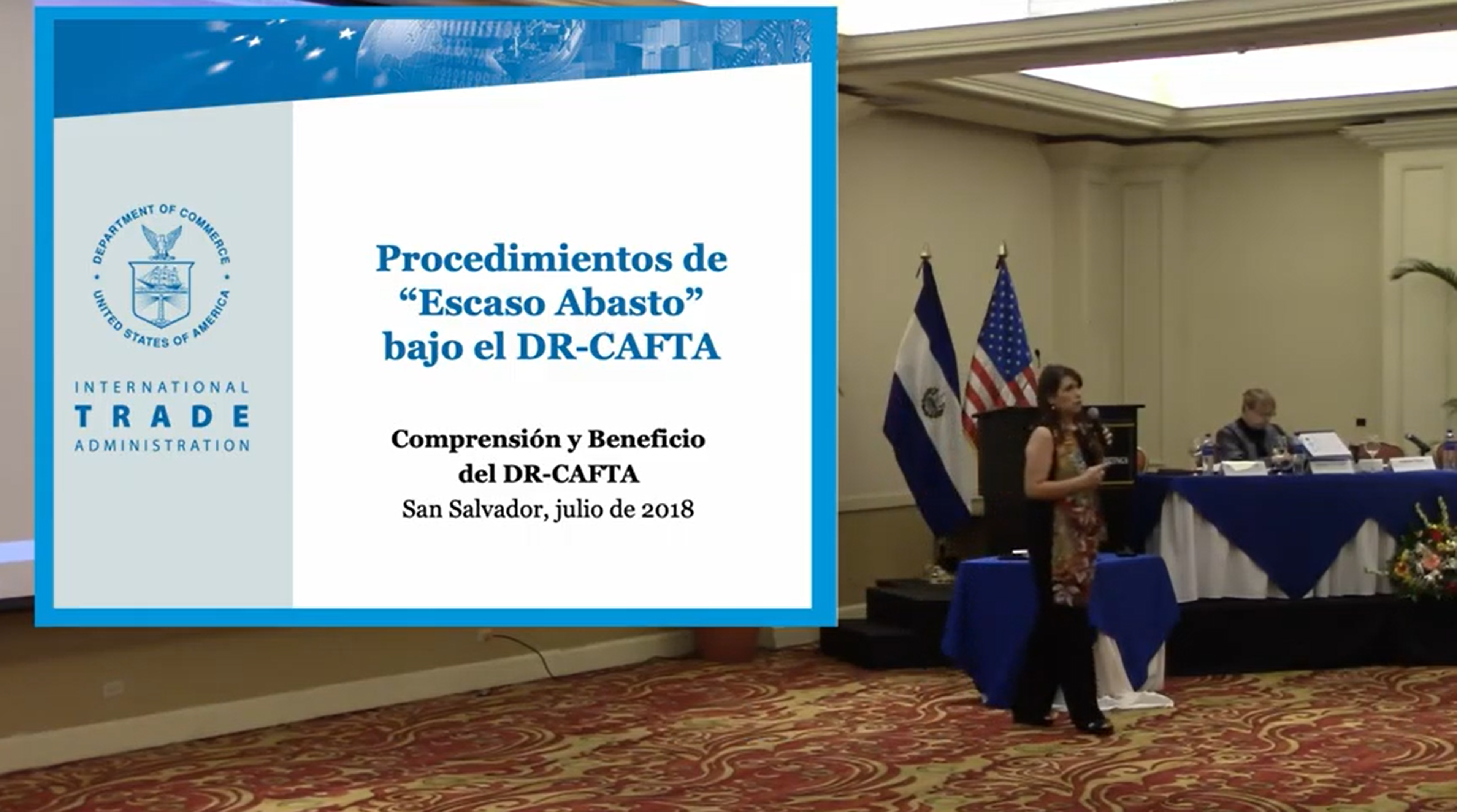 ITA presents the basics of short supply textiles provisions of the CAFTA-DR.