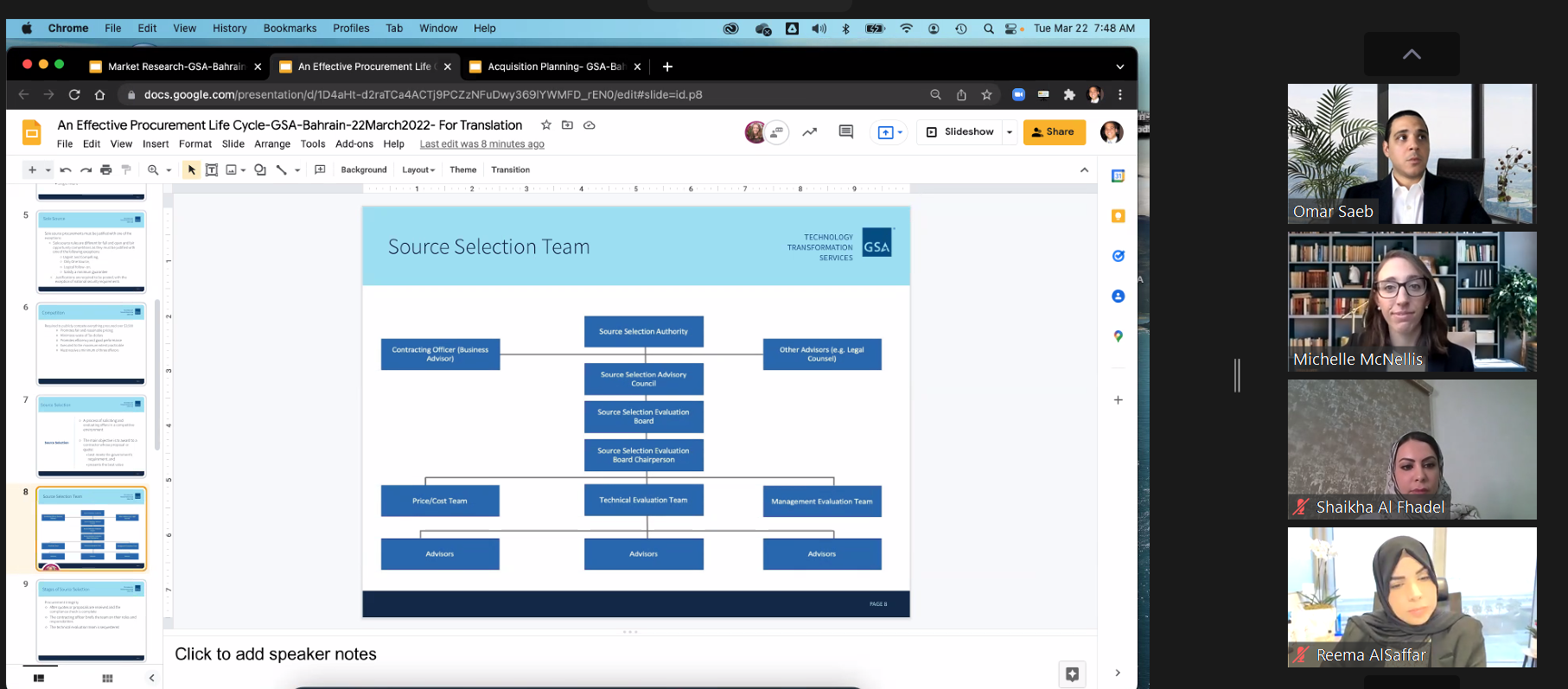 Bahrain Procurement Webinar with GSA