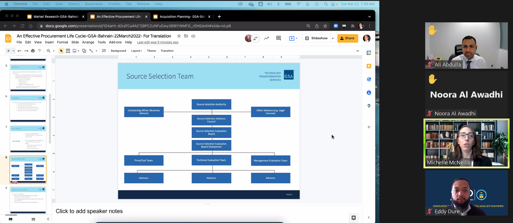 Bahrain Procurement Webinar with GSA 2