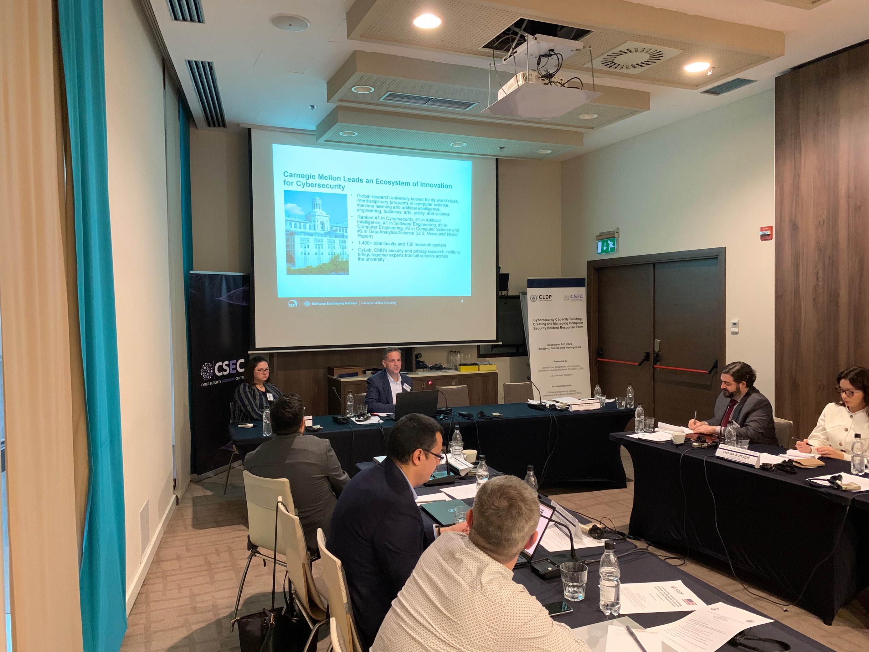 BiH: Cybersecurity Workshop - Software Engineering Institute (SEI), Carnegie Mellon University