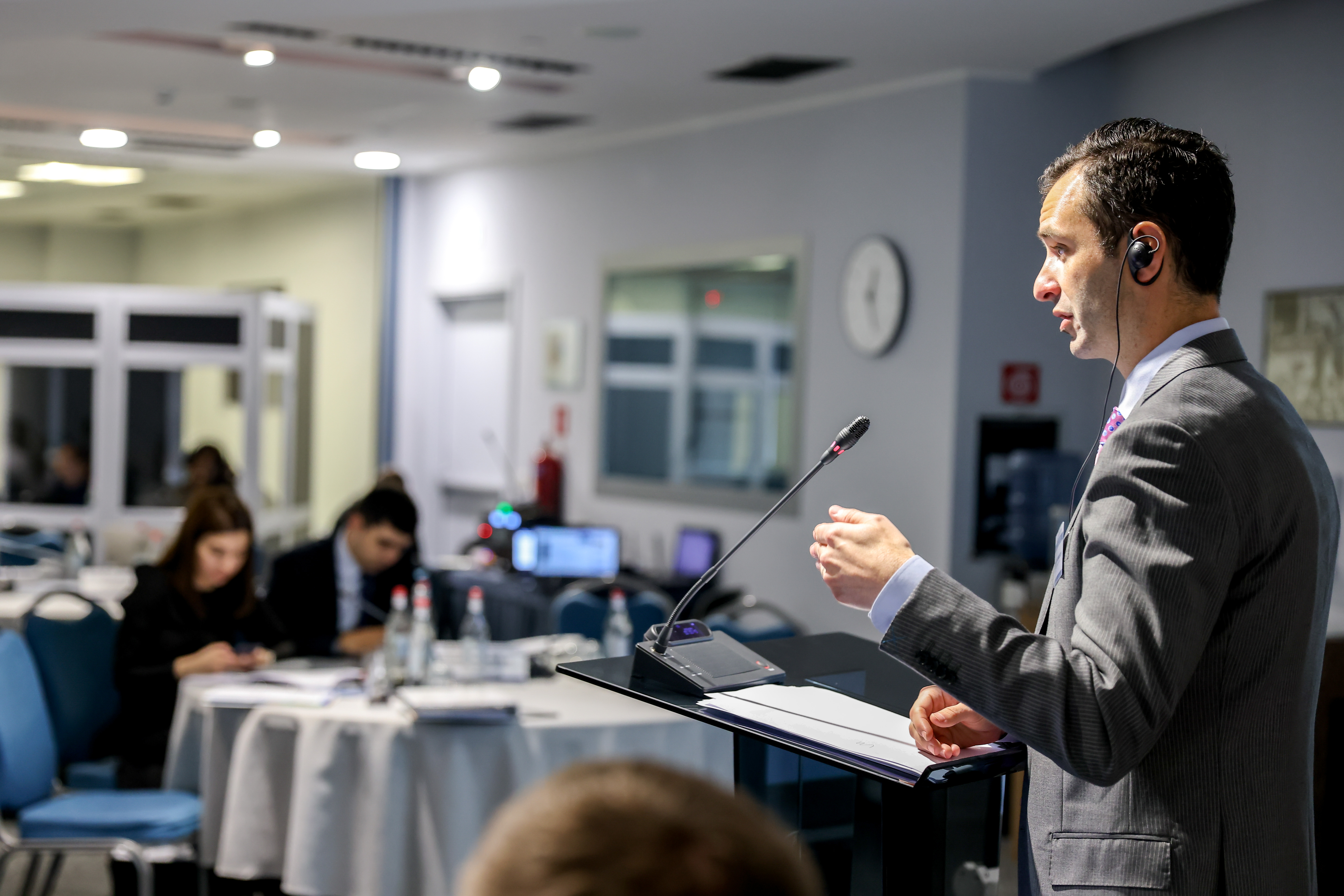 Thornburgh presenting