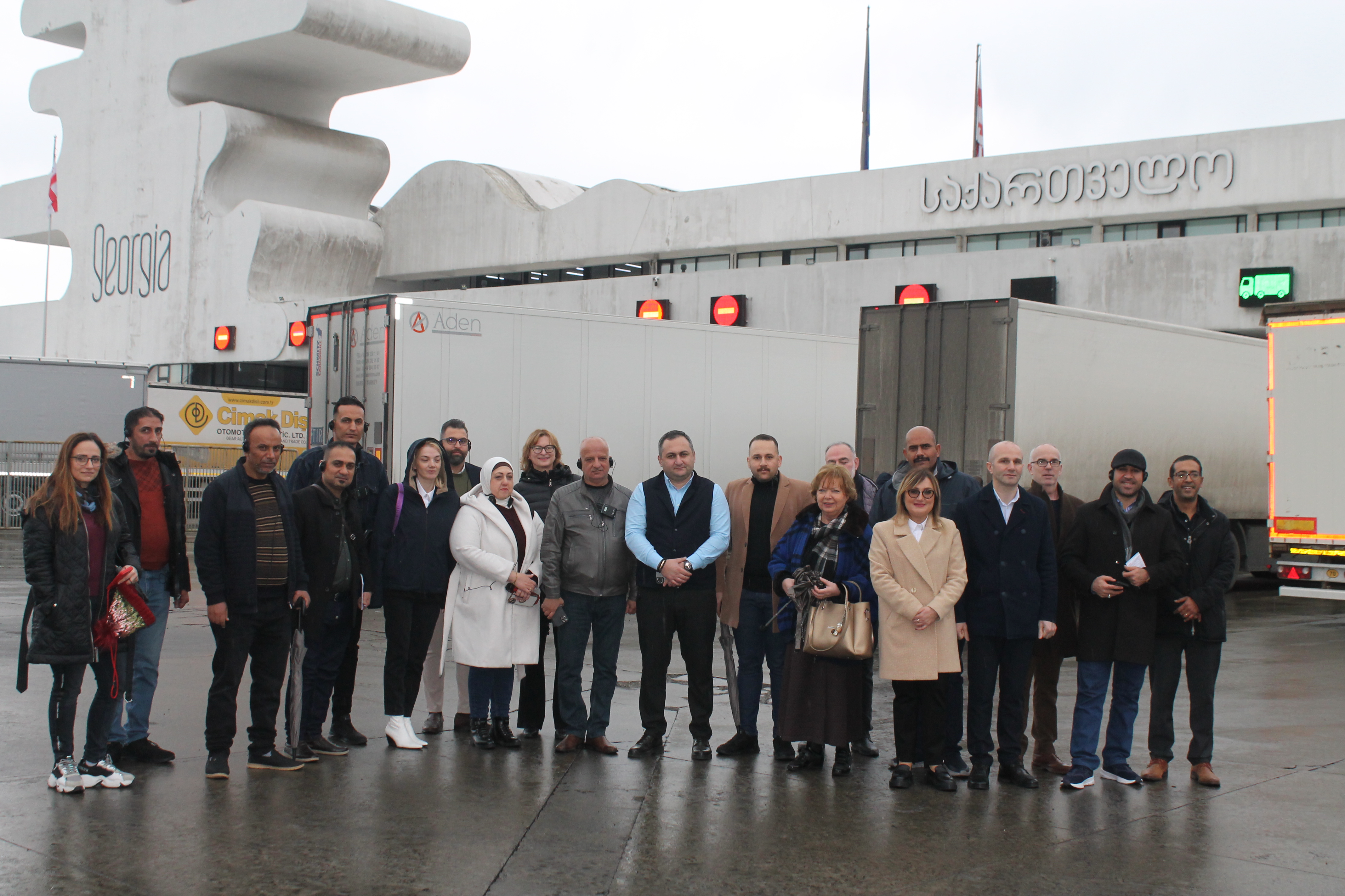 Customs Processing at Port in Batumi, Georgia.