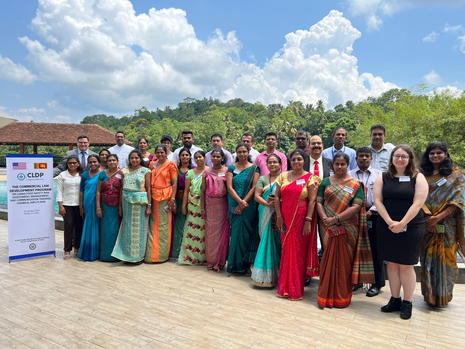 A group photo of the Chemical Inputs Risk workshop in Kandy.
