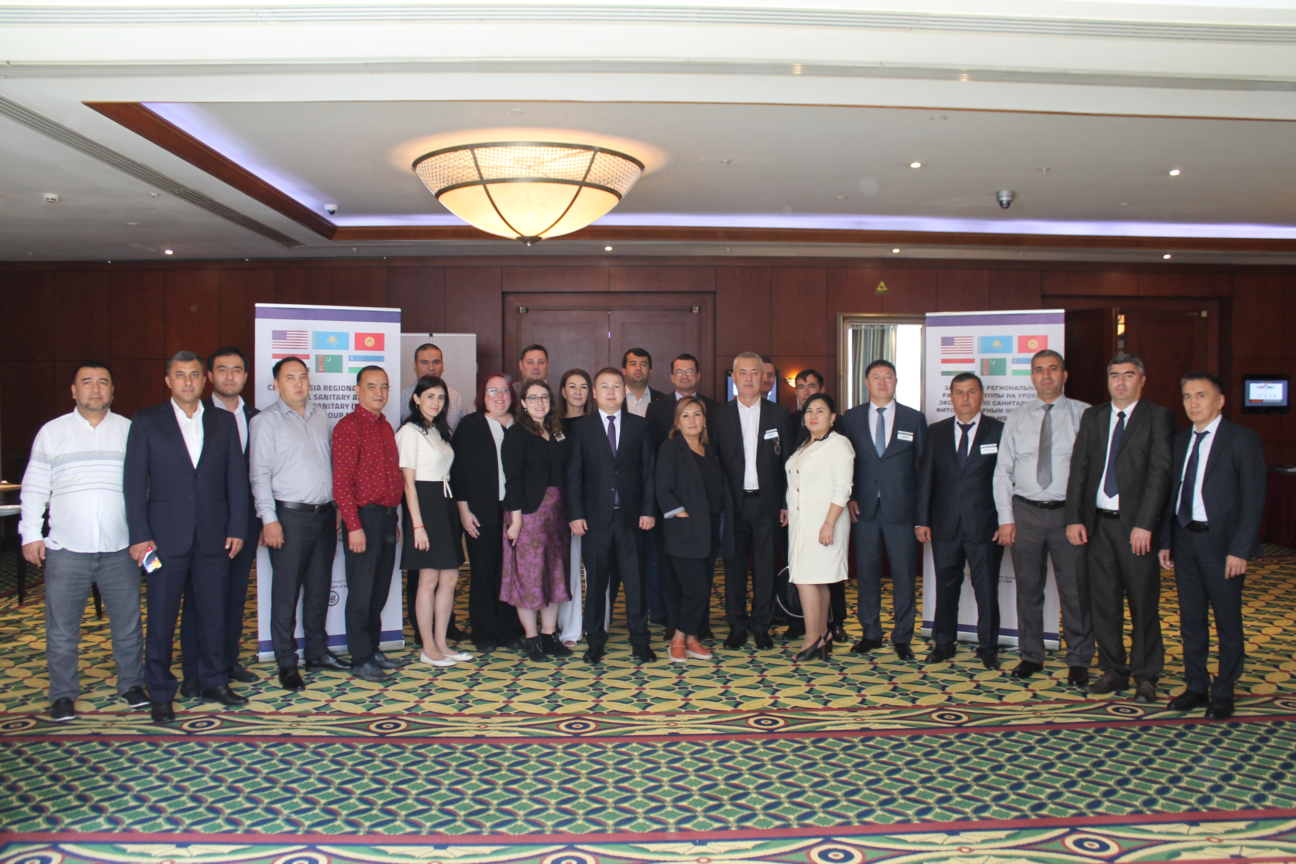 A group photo of the Central Asia Regional SPS Working Group