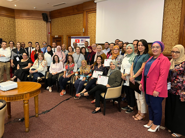 Photo of CLDP conference in Tunisia with all participants on October 18th.