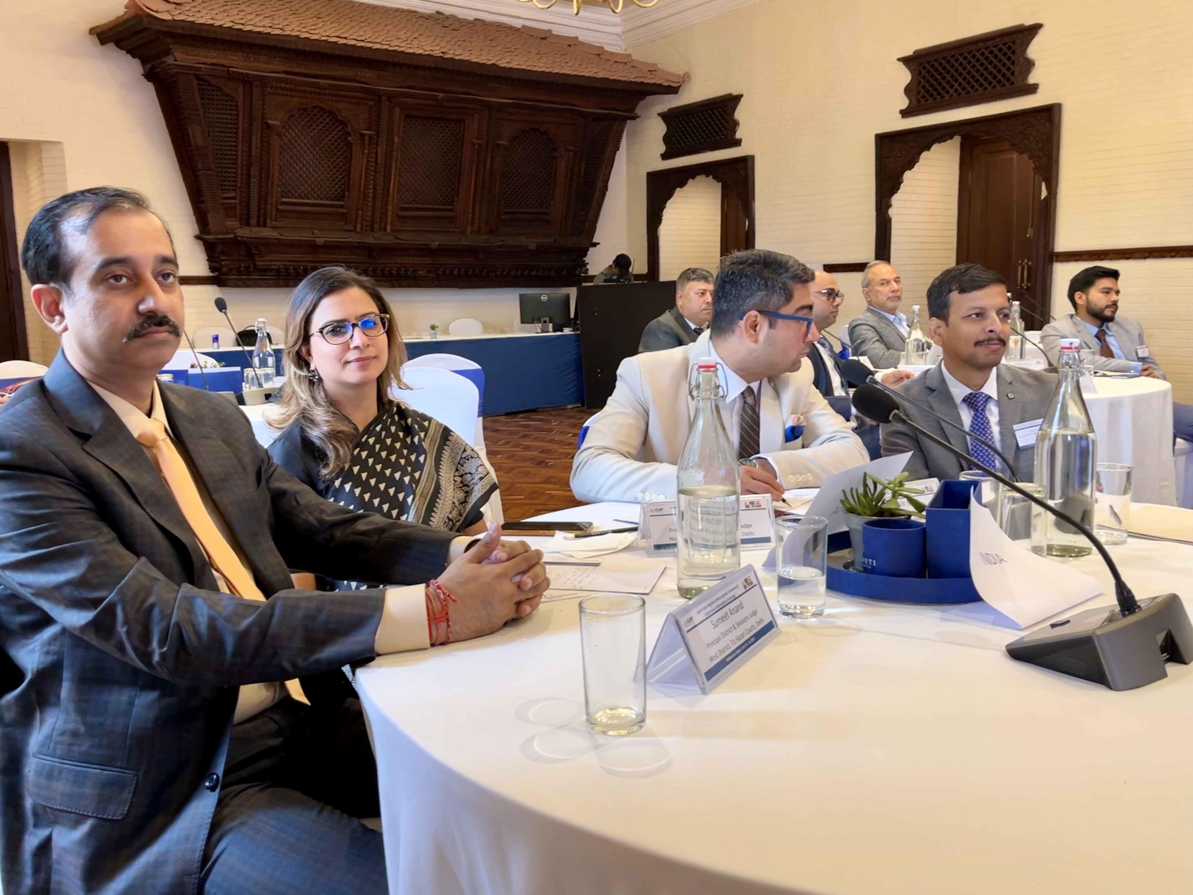 Representatives observing workshop