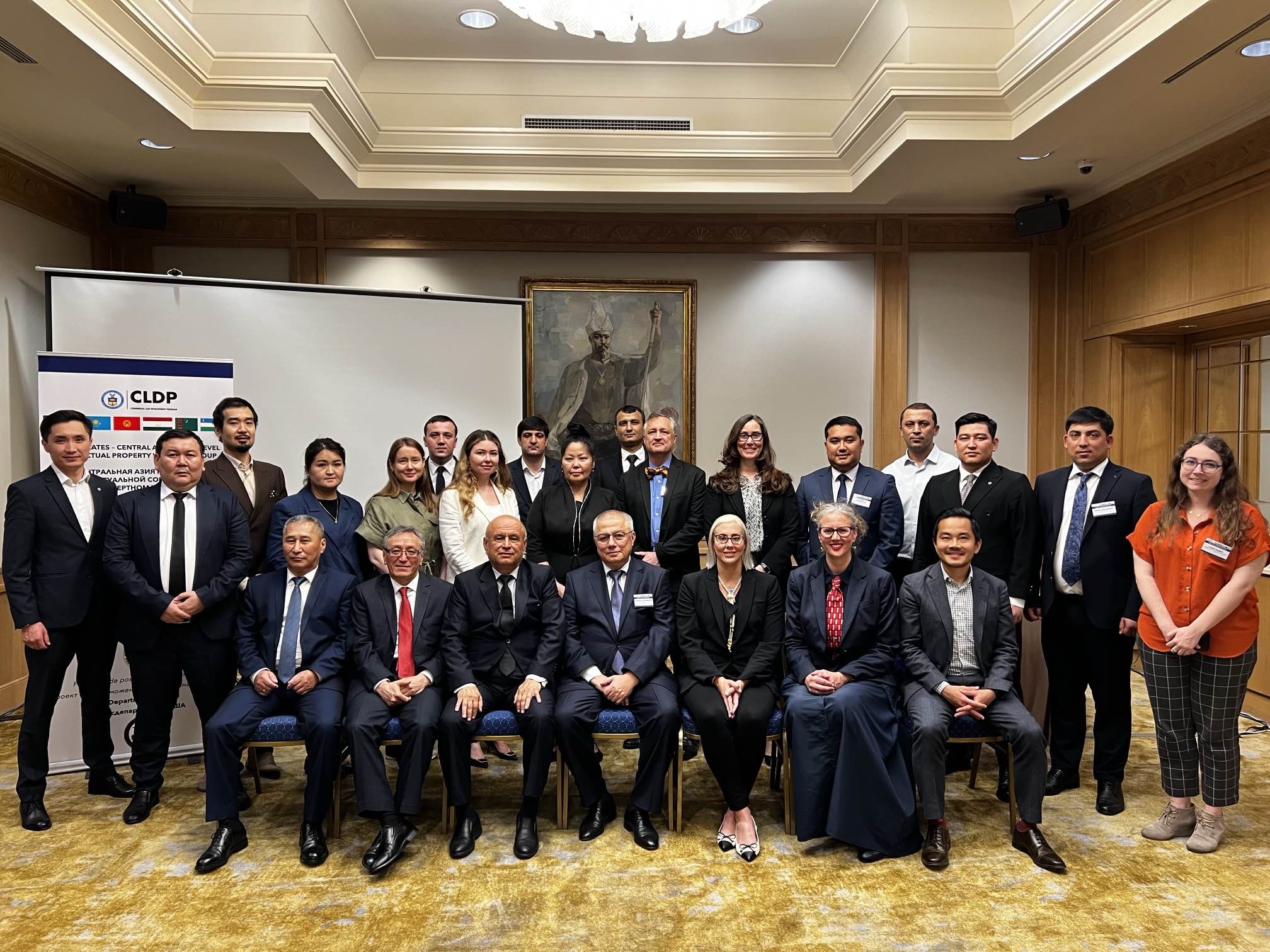 group photo of Central Asia IP Working Group