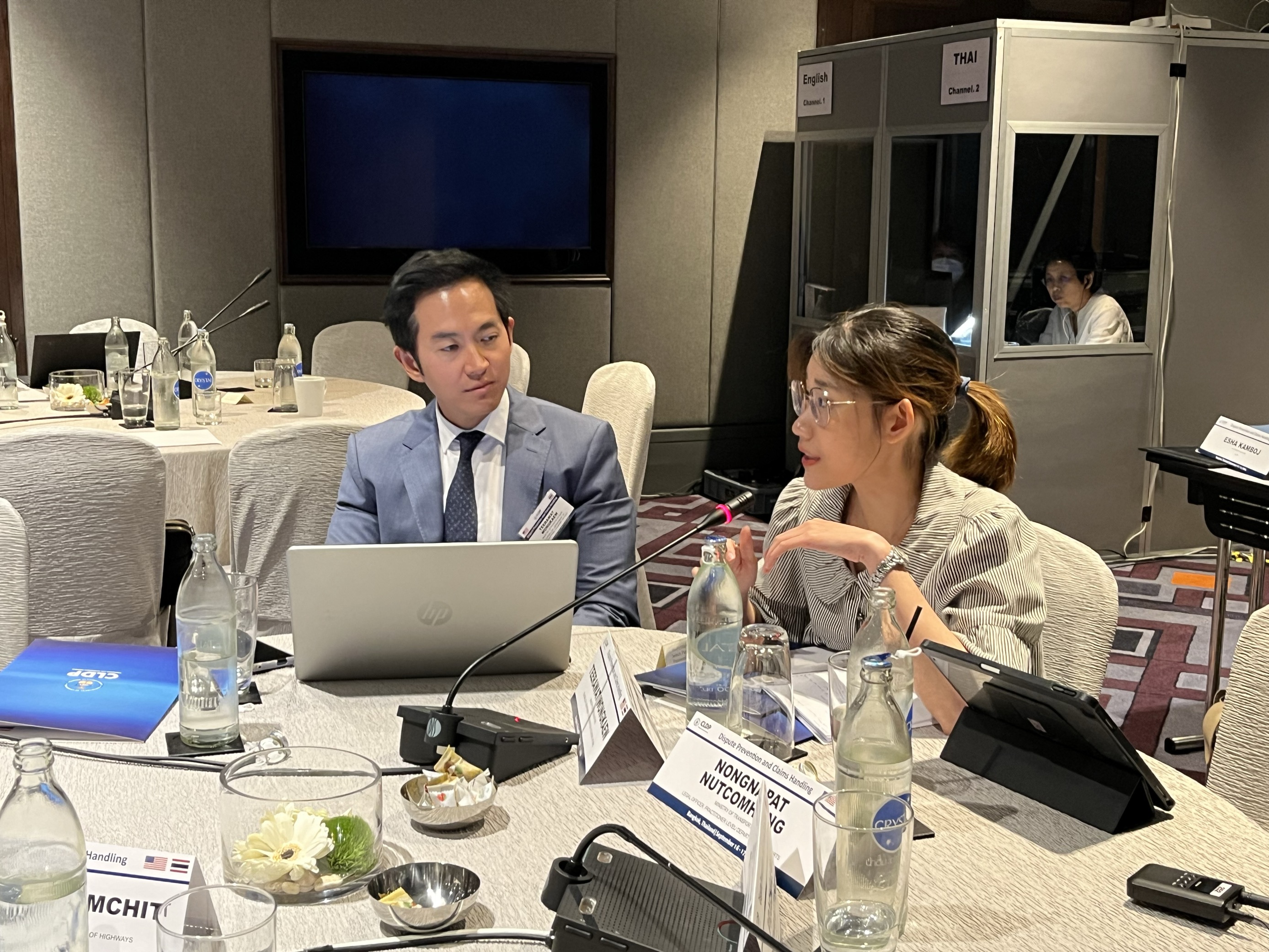 Participants engaged in discussion with experts