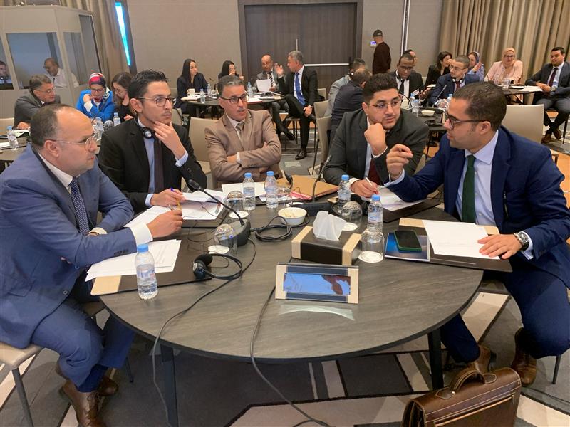 Group of participants discussing