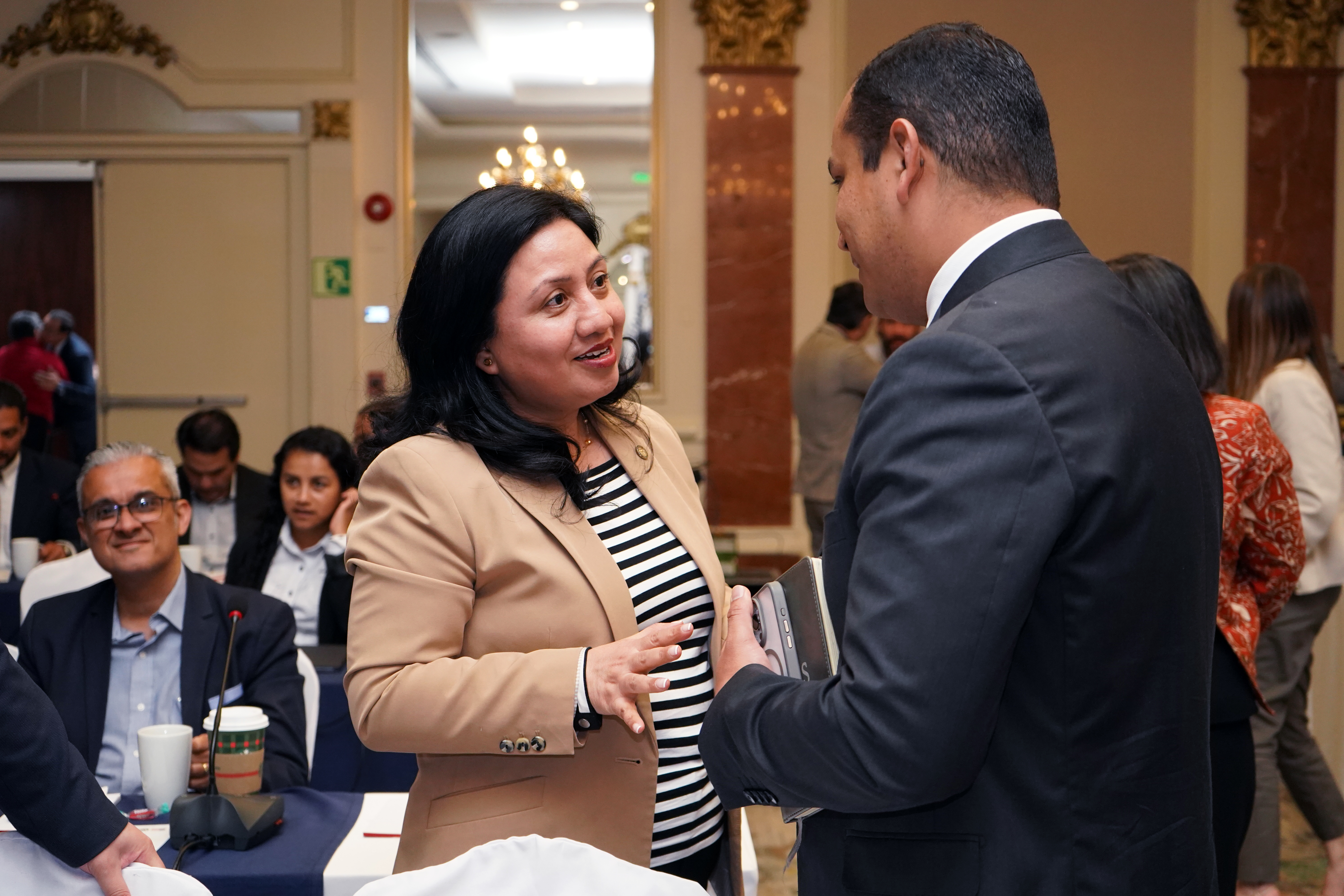 Guatemalan PPP Director discusses with Acting Vice Minister of Finance