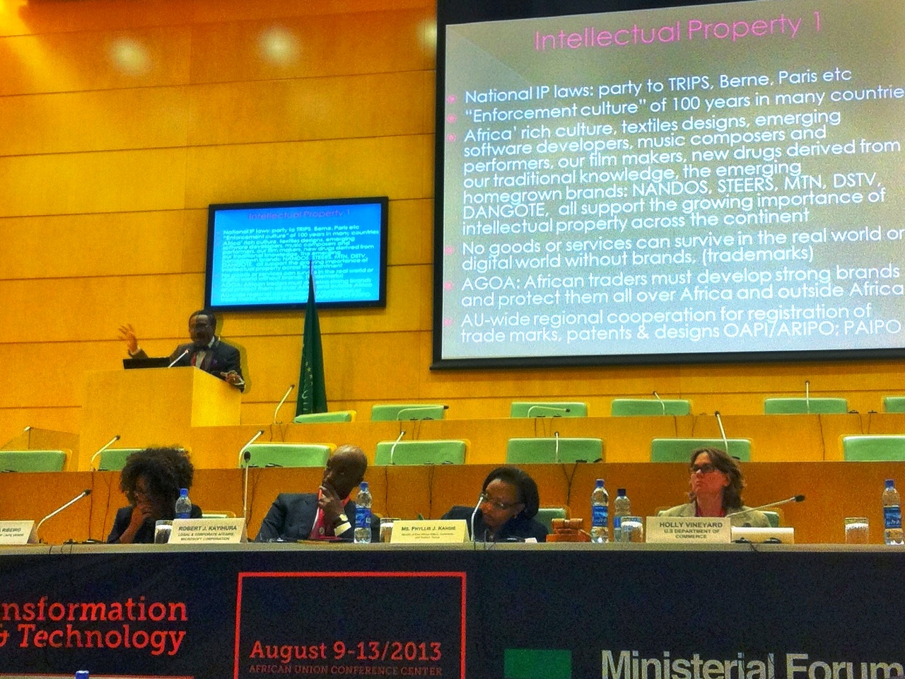 AGOA Forum 2013: August 13th Ministerial Session on the The Rise of Africa's Digital Economy