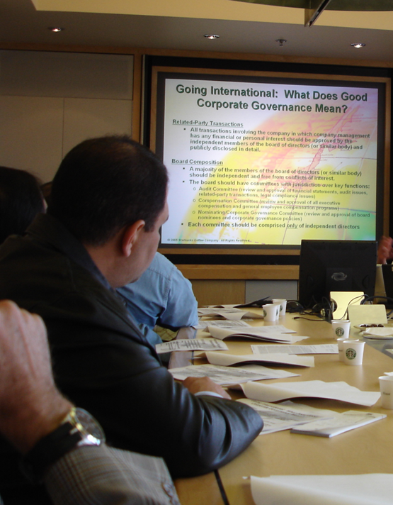 What does good corporate governance mean?