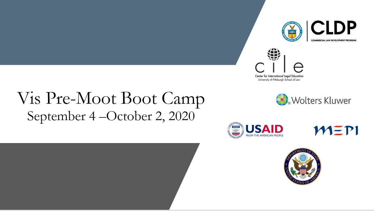 Vis Moot Boot Camp banner slide