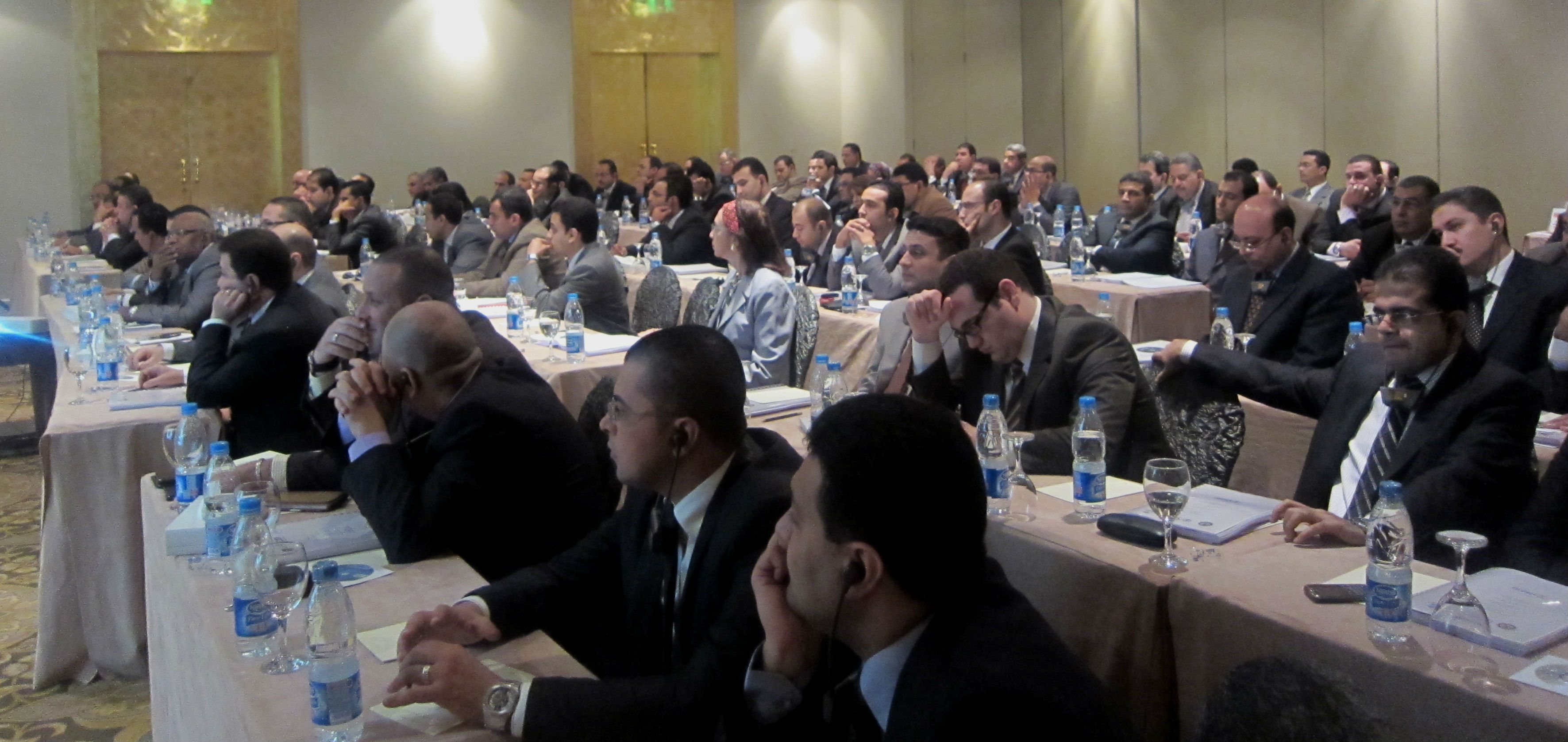 Economic Court judges and prosecutors from all of the Economic Court jurisdictions in Egypt at the Workshop on Cybercrime and Electronic Evidence