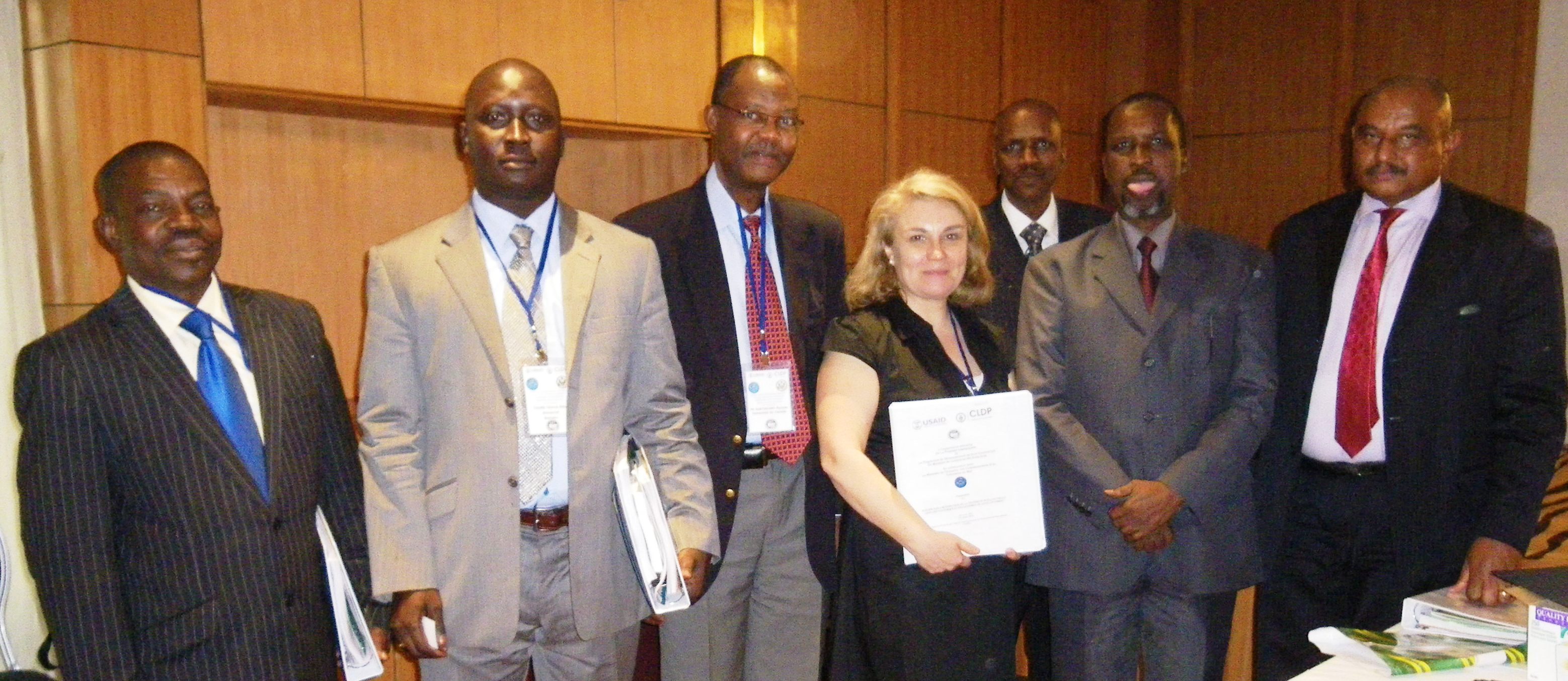 CLDP Senior Counsel Marianne Guerin McManus with OAPI and Government of Mali Presenters at IP Decision Makers Workshop March 2012