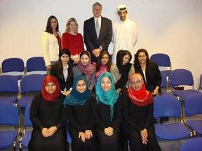 CLDP advisors with the Vis Moot teams from Sultan Qaboos University in Oman and the University of Bahrain.