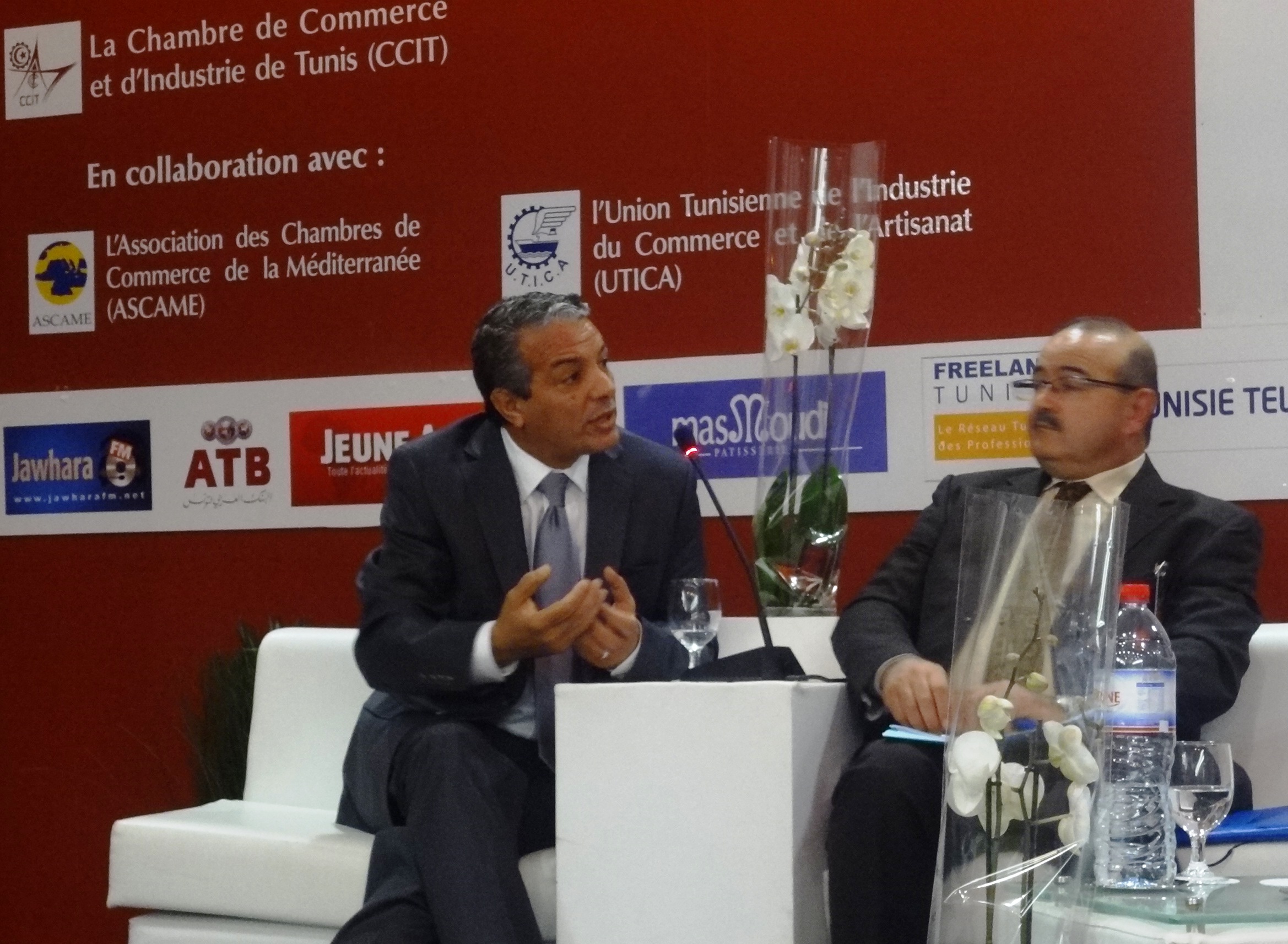 CLDP expert advisor Bachir Mihoubi participates in a panel discussion at the 2011 TunisMed Franchise Expo