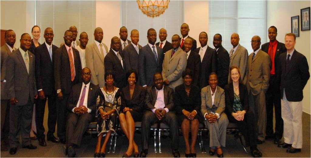 Delegates from Ghana, Liberia, Nigeria and Kenya at the Global Intellectual Property Academy, USPTO