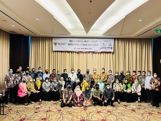 Participants from across the Indonesian archipelago who attended the workshop