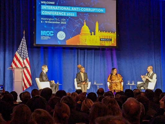 Secretary of State Antony Blinken holds whistleblower panel