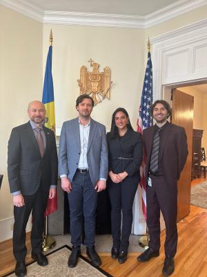 CLDP with Ambassador Viorel Ursu and Second Secretary Roman Seremet