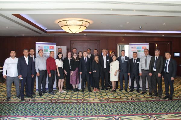 A group photo of the Central Asia Regional SPS Working Group