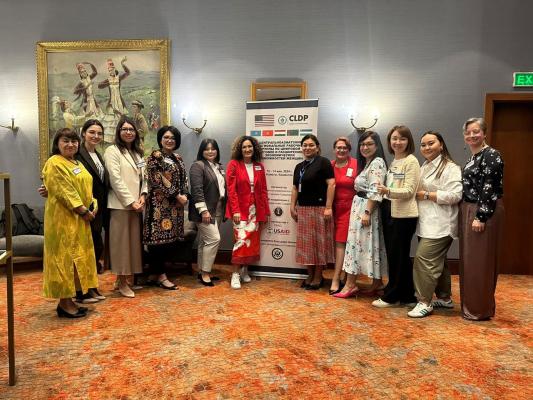 Group photo of particiants from the WEE Working Group