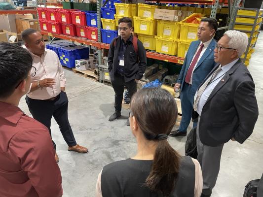tour of warehouse