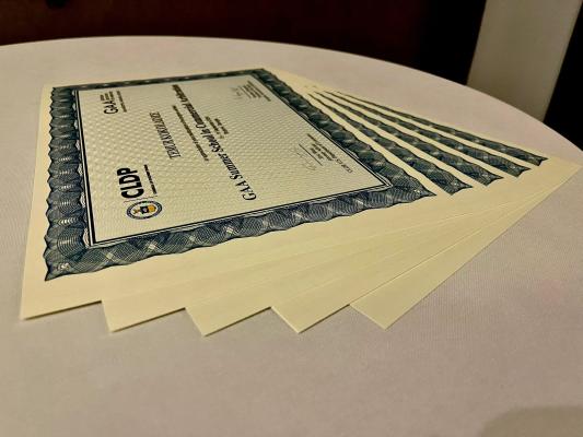 Certificates of Completion