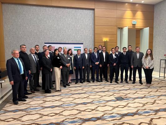 Group photo of participants and experts a the Commodities Market Regulation Workshop