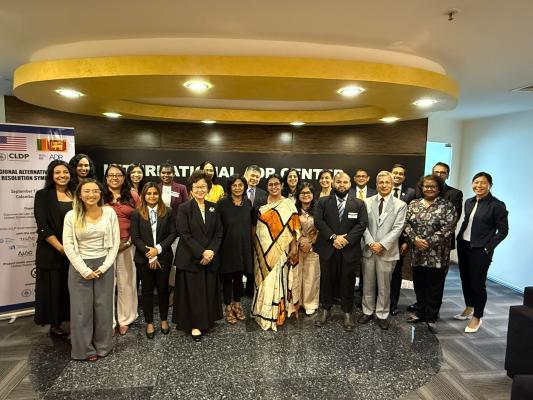 Group photo of representatives from different Alternative Dispute Resolution Centres