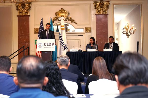 CLDP Expert addresses audience at technical session