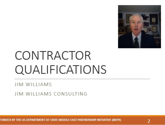 Contractor Qualifications