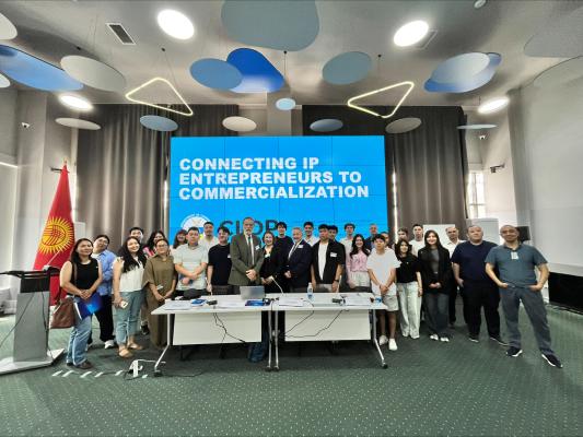 Experts, entrepreneurs, and CLDP representatives pose for a group photo.