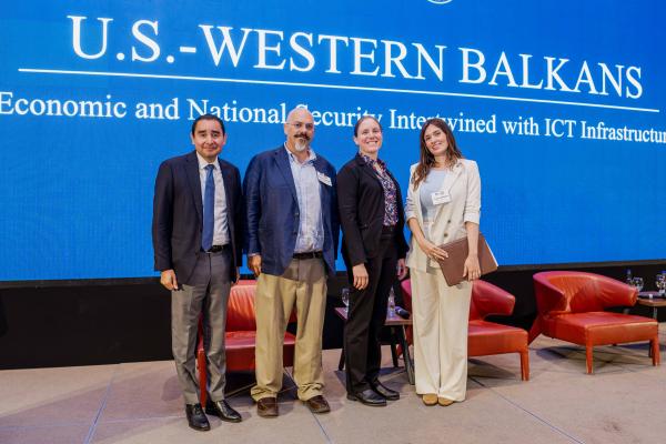 Four panelists together