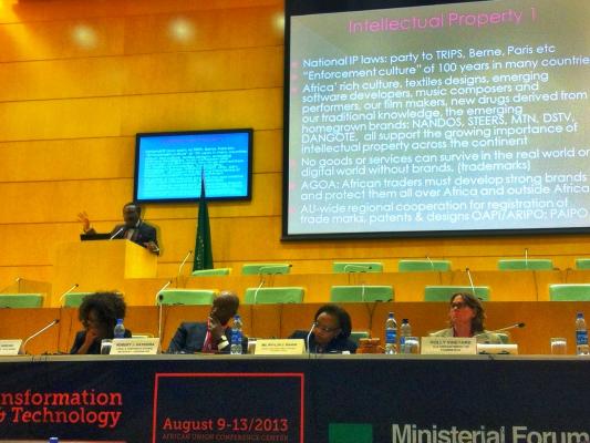 AGOA Forum 2013: August 13th Ministerial Session on the The Rise of Africa's Digital Economy
