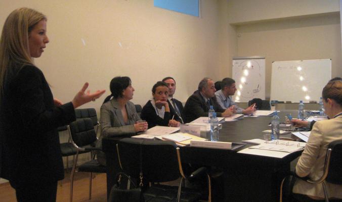 Participants discuss how to better communicate with key industry sectors.