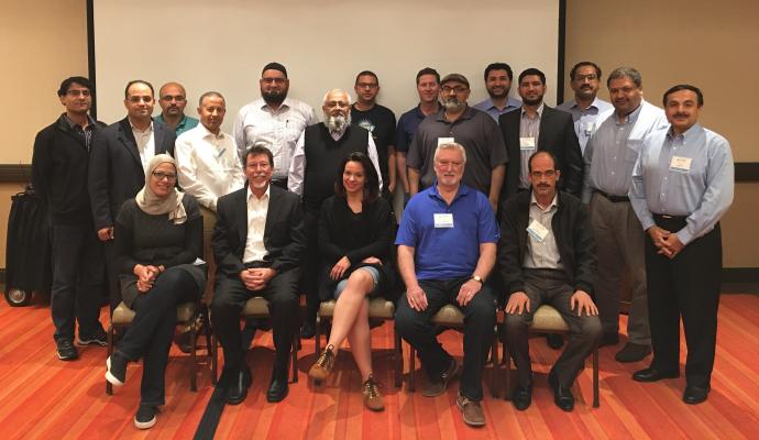 Pakistani and Tunisian Delegation with Dr. Price, John Dickerson, and Steve Gardner