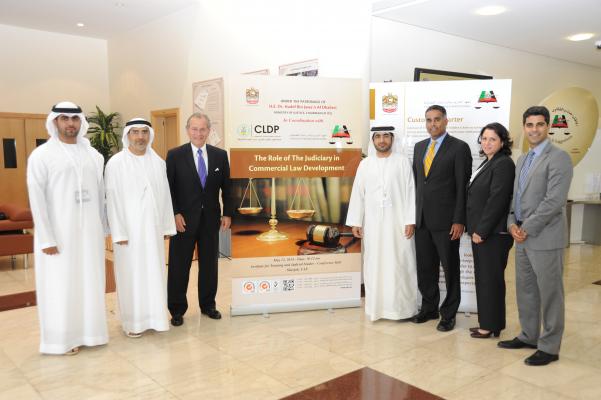 DGC Justin Antonipillai following the workshop for judges in the UAE