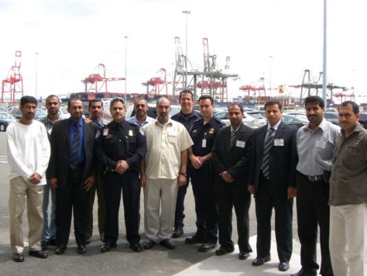 Omani Customs delegation visits the Newark, N.J. air and sea ports