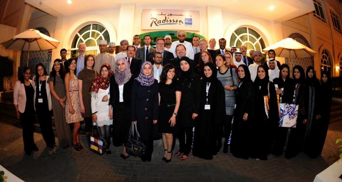 Students, faculty and arbitrators following the Awards Ceremony.