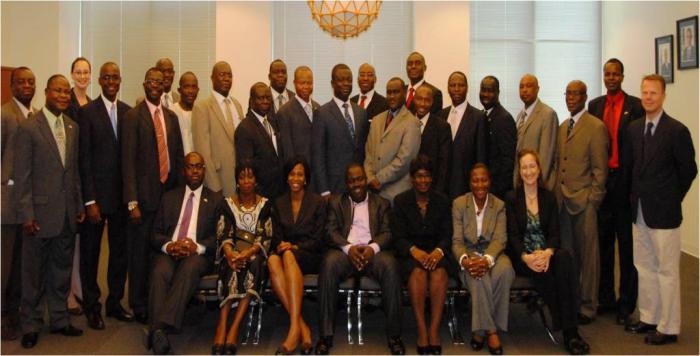 Delegates from Ghana, Liberia, Nigeria and Kenya at the Global Intellectual Property Academy, USPTO