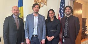 CLDP with Ambassador Viorel Ursu and Second Secretary Roman Seremet