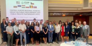 Group photo: Central Europe Regional Working Group on Public Procurement and Public Private Partnerships (PPP)